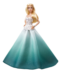 Кукла Barbie 2016 Holiday Doll - Aqua Gown