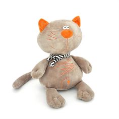 Мягкая игрушка «Кот Батон», цвет серый Orange Toys