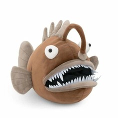 Мягкая игрушка Рыба удильщик Orange Toys коричневая 35 см
