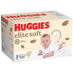 Подгузники Huggies Elite Soft 5-9 кг, 3 размер, 144 шт