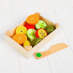 Игровой набор продуктов в ящике «Сочные фрукты» No Brand