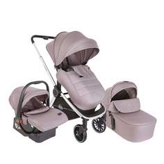 Детская коляска 3 в 1 Luxmom 780, серый