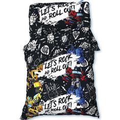 Hasbro Постельное бельё 1,5 сп "Lets rock" Transformers 143*215 см, 150*214 см, 50*70 см