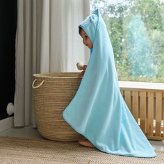 LoveLife Полотенце-уголок LoveLife "Дружок", цв. голубой, 80х80 см, 100% пэ, микрофибра 28