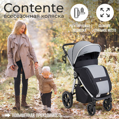 Прогулочная коляска Sweet Baby Contente с большими колесами Grey, 6м+