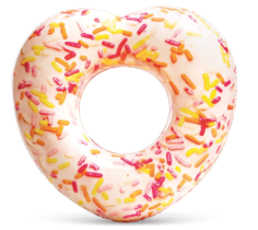 Надувной круг Intex Сердце 94 х 89 см плавательный Donat Heart 56253