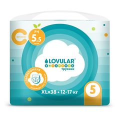 Подгузники-трусики Lovular Витаминка XL (12-17 кг) 38 шт