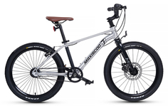 Maxiscoo Детский велосипед Maxiscoo 7Bike Pro Disc 20" (2024), серебристый