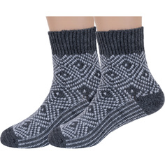 Носки детские Rusocks 2-Д-382, темно-серые, рис, 2, 14