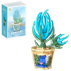 Конструктор Цветы в горшке Бергерантус серия Bonsai 169 деталей Mange