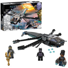 Конструктор Корабль Чёрной Пантеры Дракон Supreme Hero 220 деталей 3 минифурки Lari