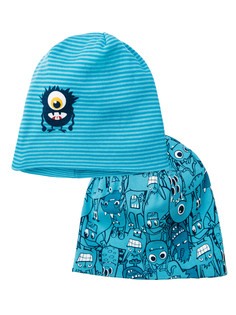 Шапка детская PlayToday 12419041, голубой, 44