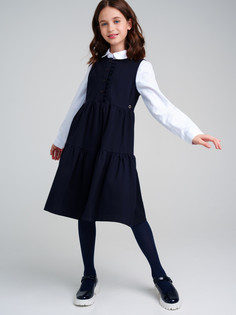 Сарафан детский PlayToday 22327150, тёмно-синий, 134