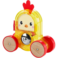 Развивающая игрушка для малышей Fisher-Price Петушок сенсорная каталка со звуком GMB25