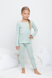 Пижама детская CROCKID М 3488-2, TR 270-2_lastik, голубая дымка, 92