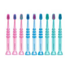 Curaprox Детская зубная щетка Curaprox Baby оранжевая c гуммированной ручкой, микс, 1 шт
