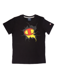 Футболка детская Champion 305209, черный; серый 116