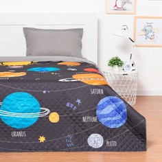Покрывало детское Этель 1,5 сп "Planet", 145х210 см, микрофибра No Brand