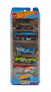 Набор игровой Hot Wheels City из 5 машинок, HLY76