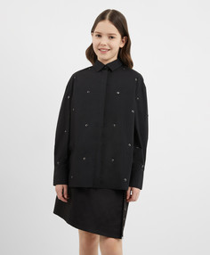 Рубашка детская Gulliver 224GSGJC2202, черный, 146