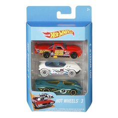 Набор игровой Hot Wheels Metal Cars 3 машинки, K59040, в ассортименте