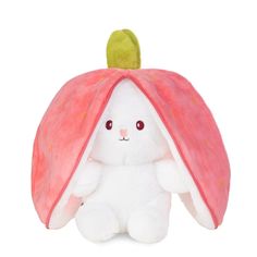 Мягкая Игрушка MAXITOYS Зайка в Клубнике 20 см MT-RQ-122314-20