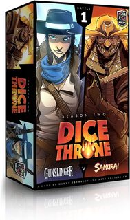 Настольная игра Dice Throne Gunslinger vs Samurai на английском, ROX602 No Brand