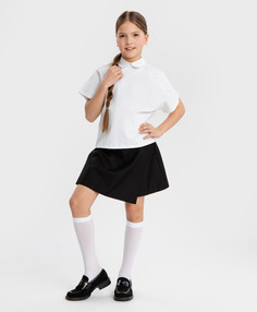 Юбка-шорты детская Button Blue 224BBGS61040800, черный, 170