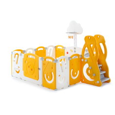 Большой детский игровой манеж, комплекс UNIX Kids SUPREME Music 160x160 см Yellow