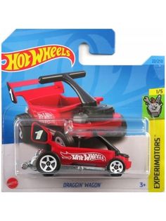 Машинка Hot Wheels багги HKG26 металлическая DRAGGIN WAGON красный