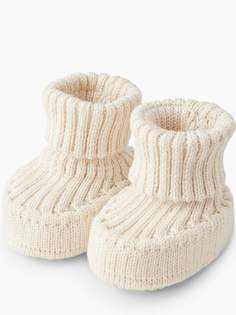Пинетки детские Happy Baby 88521 цв. бежевый; белый р. 12