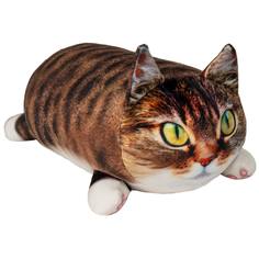 Мягкая игрушка СмолТойс Котенок-валик 33 см 7159/ЦВ/33
