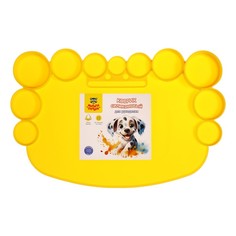 Коврик для творчества Мульти-Пульти силиконовый желтый 345х230 мм