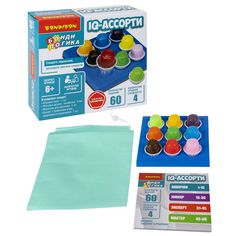 Настольная логическая игра Bondibon IQ-АССОРТИ, круглые конфеты, развивающая головоломка