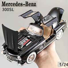 Ретро машинка Карандашофф Мерседес Mercedes-Benz 400 гр черный 1 шт