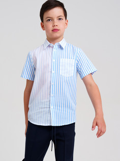 Рубашка детская PlayToday 22417078, разноцветный, 176