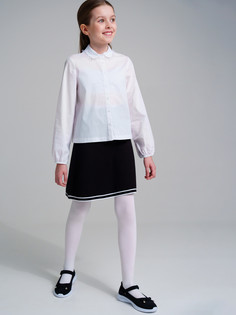 Блузка детская PlayToday 22427058, белый, 140