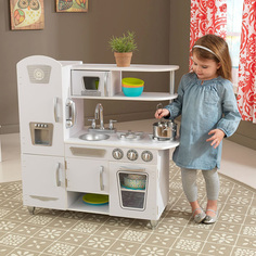 Детская кухня KidKraft из дерева Винтаж белый