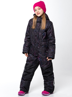 Комбинезон детский NIKASTYLE 8з5624, черный/фуксия, 170