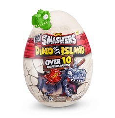 Игровой набор Zuru Smashers Dino Island 10 сюрпризов 18 см 7486 Динозавр зеленый