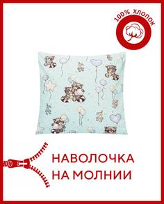 Наволочка на молнии поплин Всё себе Ларик 70 х 70