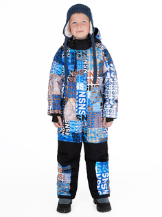 Комбинезон детский NIKASTYLE 8з2524, ультрамарин/черный, 140