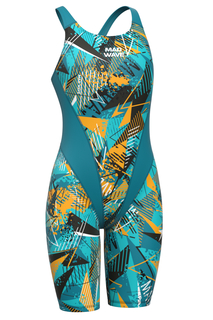 Гидрокостюм детский Mad Wave Kneeskin junior PBT H2, зеленый, 146