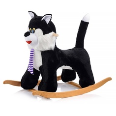 Качалка Бакс Кот черный, 60х33х50 см