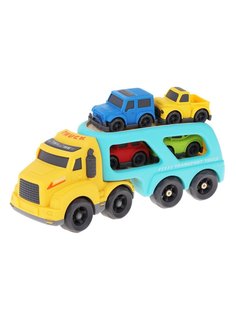 Музыкальная игрушка Жирафики Автовоз, 4 машинки, свет, звук, 939998