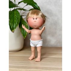Кукла Nines виниловая 30см MIO шарнирная без одежды 1212W1
