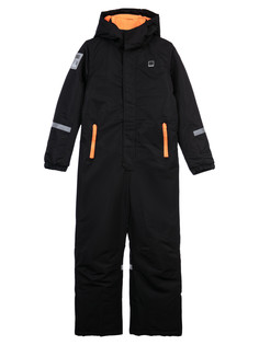 Комбинезон текстильный с полиуретановым покрытием для мальчиков PlayToday, черный, 158