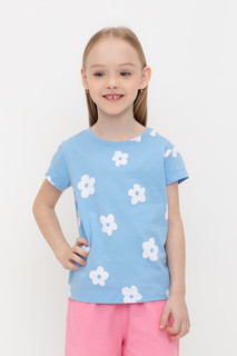 Футболка детская CROCKID TR 201 К 302338, голубая мечта, 122