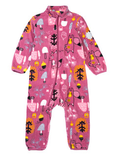 Комбинезон детский трикотажный для девочек PlayToday, цветной, 86