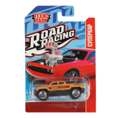 Машина Технопарк Road Racing желтая 7,5 cм
